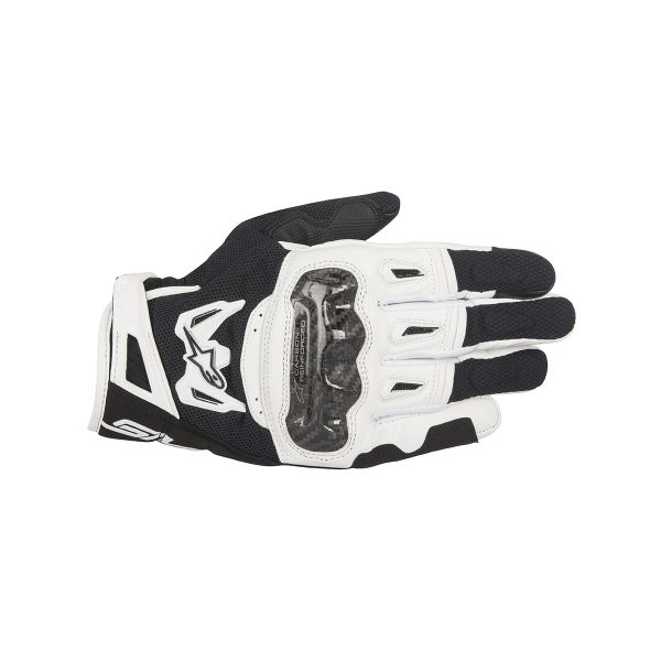 Guanti moto Alpinestars SMX-2 Air Carbon V2 Nero Bianco