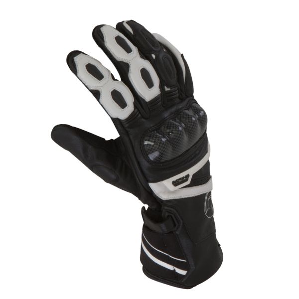 Guanti moto Bering Spitfire Nero Bianco