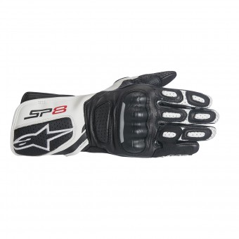 Guanti moto Alpinestars Stella SP-8 V2 Black White