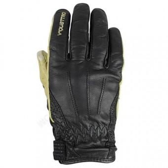 Guanti moto V'Quattro Tornado WP Lady Nero Beige