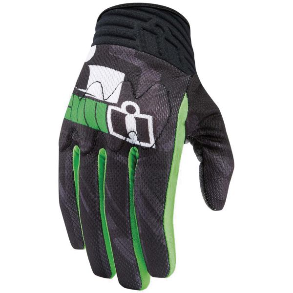 Guanti moto ICON Anthem Primary Green