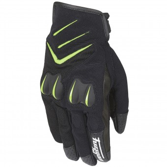 Guanti moto Furygan Delta Black Green Fluo