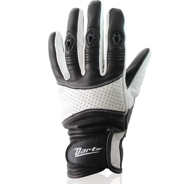 Guanti moto Darts Gift Bianco