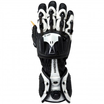 Guanti moto Knox Handroid Black White