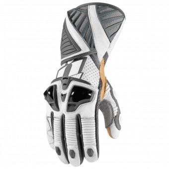 Guanti moto ICON Hypersport Pro White