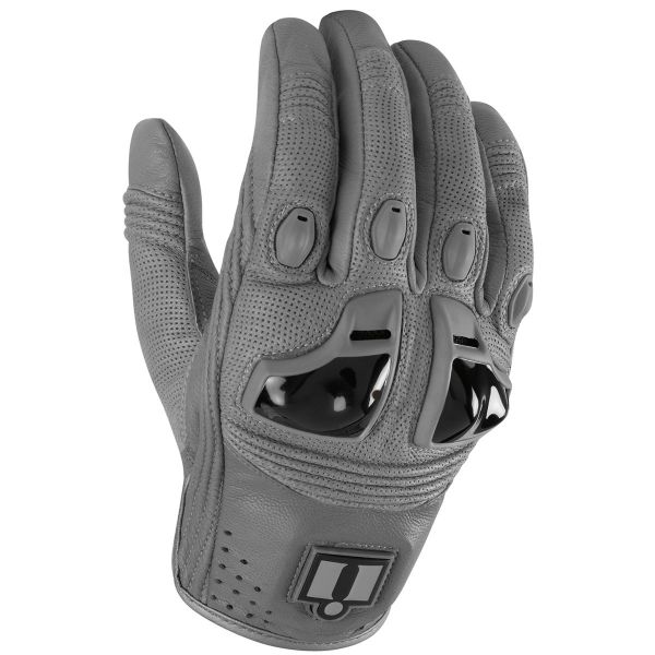Guanti moto ICON Justice Grey