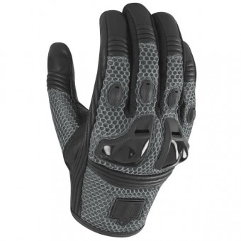Guanti moto ICON Justice Mesh Slate