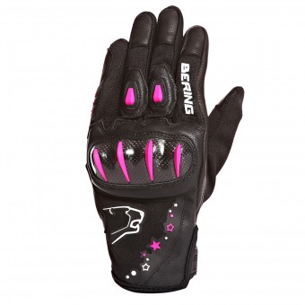 Guanti moto Bering Lady Cynthia Black Fuschia