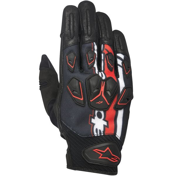 Guanti moto Alpinestars Masai Black Red White