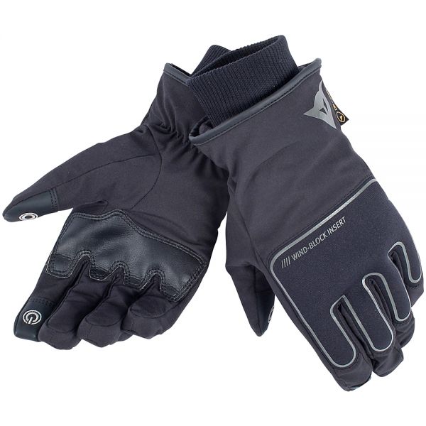 Guanti moto Dainese Plaza D-Dry Black Black