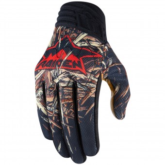 Guanti moto ICON Raiden Deadfall Black Glove