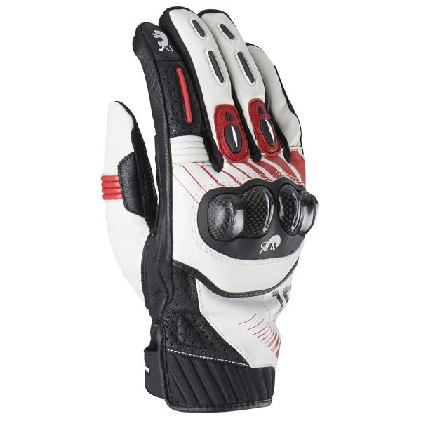 Guanti moto Furygan RG19 White Black Red