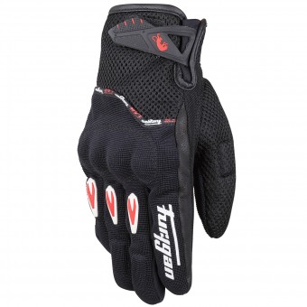 Guanti moto Furygan Rocket Evo Nero Bianco Rosso
