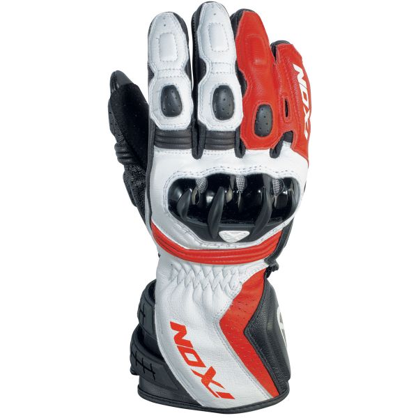 Guanti moto Ixon RS Moto HP Nero Bianco Rosso