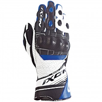 Guanti moto Ixon Rs Rallye Hp Black White Blue