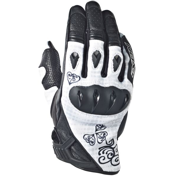 Guanti moto Ixon RS Tatoo VX HP Bianco Nero