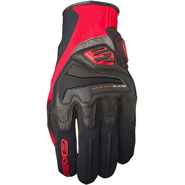 Guanti moto Five RS4 Black Red