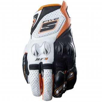 Guanti moto Five SF1 White Orange