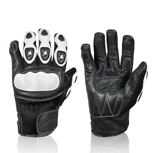 Guanti moto Darts Spy Bianco