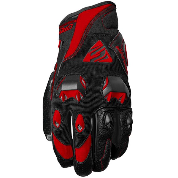 Guanti moto Five Stunt Evo Black Red