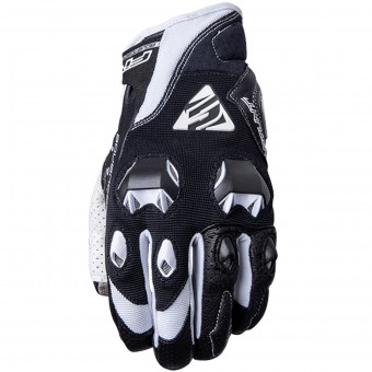 Guanti moto Five Stunt Evo Black White