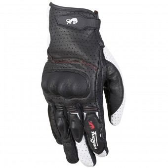 Guanti moto Furygan TD21 Nero Bianco Rosso