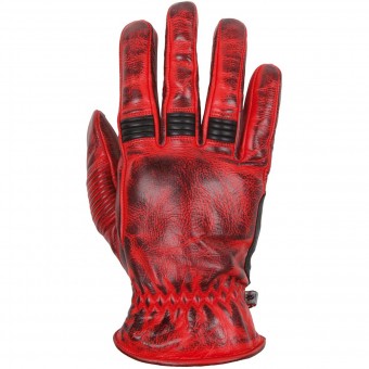 Guanti moto Helstons Velvet Summer Red Black