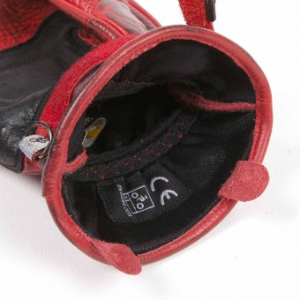 Helstons Velvet Summer Red Black