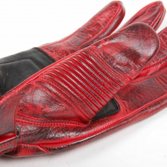 Helstons Velvet Summer Red Black