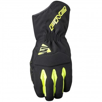 Guanti moto Five WFX3 WP Black Yellow Fluo