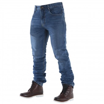 Jeans moto Overlap Overhide Manx Smalt