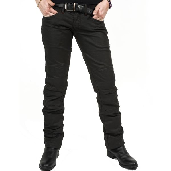 Jeans moto Esquad Chilo? Black Brown Waxed