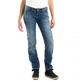 Jeans moto Overlap Overhide Crystal Palace Smalt