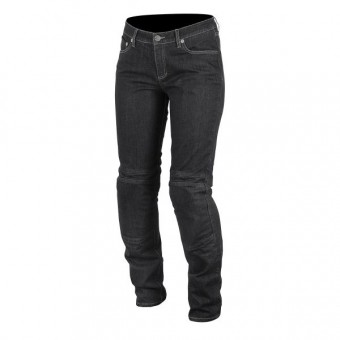 Jeans moto Alpinestars Kerry Tech Denim Nero