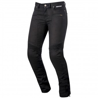 Jeans moto Alpinestars Riley Donna Pro Denim Nero Jeans moto Alpinestars Riley Donna Pro Denim Nero