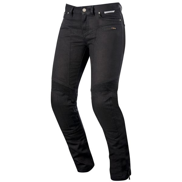 Jeans moto Alpinestars Riley Donna Pro Denim Nero Jeans moto Alpinestars Riley Donna Pro Denim Nero