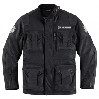 Giacche Moto Lunghe ICON Beltway Resin Black