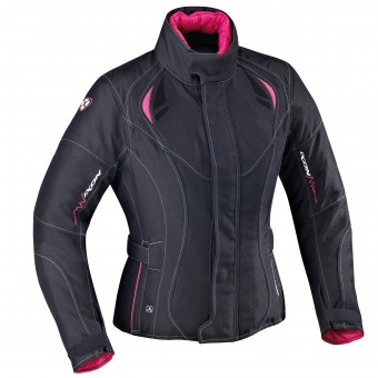 Giacche Moto Lunghe Ixon Alhena HP Black Fuchsia