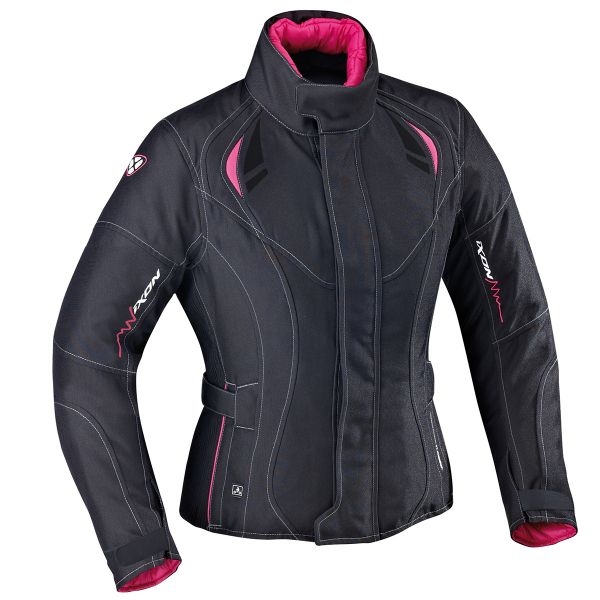 Giacche Moto Lunghe Ixon Alhena HP Black Fuchsia