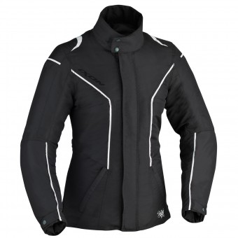Giacche Moto Lunghe Ixon Comtesse Nero Bianco