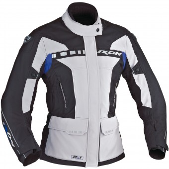 Giacche Moto Lunghe Ixon Corsica Lady Grgio Nero Blu