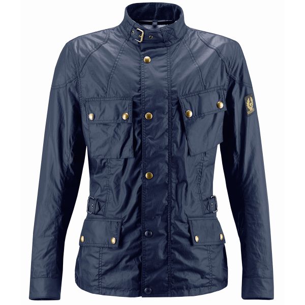 Giacche Moto Lunghe Belstaff Crosby Dark Blue