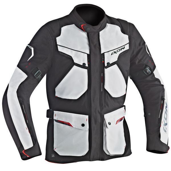 Giacche Moto Lunghe Ixon Crosstour HP Black Grey