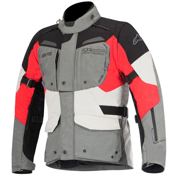 Giacche moto Alpinestars Durban Gore-Tex Gray Red