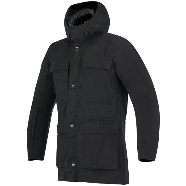 Giacche Moto Lunghe Alpinestars Ethan Drystar Parka Black