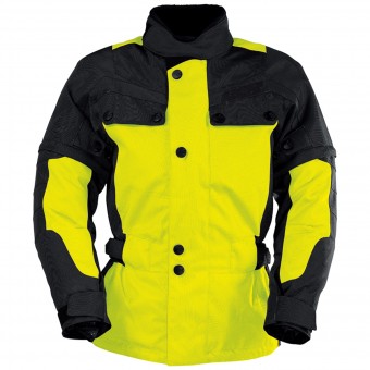 Giacche moto IXS Explorer Jacket II Black Yellow Kid