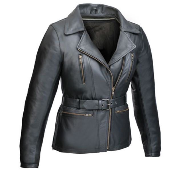 Giacche Moto Lunghe Soubirac Julia II Nero