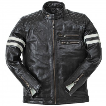 Giacche Moto Lunghe Ride & Sons Magnificient Buffalo Skin Black