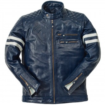 Giacche moto Ride & Sons Magnificient Buffalo Skin Blue