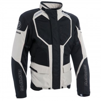Giacche moto Bering Rokka Nero Beige